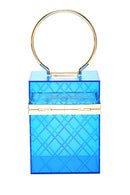 Women's Transparent Cube Clutch Bag | Derimod Women's Transparent Cube Clutch Bag | Derimod