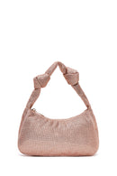 Women's Pink Gold Stone Handbag | Derimod Women's Pink Gold Stone Handbag | Derimod