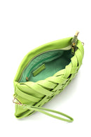 Women's Green Braided Portfolio | Derimod Women's Green Braided Portfolio | Derimod