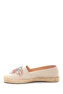 Kadın Bej Taşlı Espadril | Derimod Kadın Bej Taşlı Espadril | Derimod