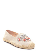 Kadın Bej Taşlı Espadril | Derimod Kadın Bej Taşlı Espadril | Derimod