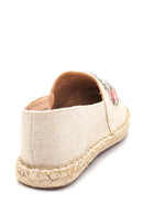 Kadın Bej Taşlı Espadril | Derimod Kadın Bej Taşlı Espadril | Derimod
