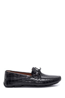 Men's Leather Crocodile Loafer | Derimod Men's Leather Crocodile Loafer | Derimod