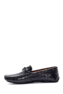 Men's Leather Crocodile Loafer | Derimod Men's Leather Crocodile Loafer | Derimod