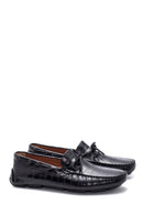 Men's Leather Crocodile Loafer | Derimod Men's Leather Crocodile Loafer | Derimod