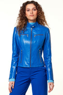 Alexa Women's Leather Coat | Derimod Alexa Women's Leather Coat | Derimod