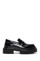 Kadın Siyah Deri Maskülen Loafer | Derimod Kadın Siyah Deri Maskülen Loafer | Derimod