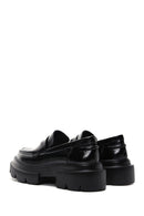 Kadın Siyah Deri Maskülen Loafer | Derimod Kadın Siyah Deri Maskülen Loafer | Derimod