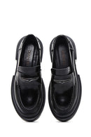 Kadın Siyah Deri Maskülen Loafer | Derimod Kadın Siyah Deri Maskülen Loafer | Derimod