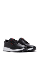 Erkek Siyah Deri Sneaker | Derimod Erkek Siyah Deri Sneaker | Derimod