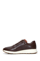 Erkek Kahverengi Deri Sneaker | Derimod Erkek Kahverengi Deri Sneaker | Derimod