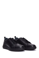 Erkek Deri Siyah Casual Sneaker | Derimod Erkek Deri Siyah Casual Sneaker | Derimod