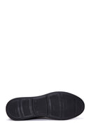 Erkek Deri Siyah Casual Sneaker | Derimod Erkek Deri Siyah Casual Sneaker | Derimod
