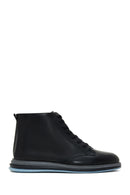 Men's Black Leather Short Boots | Derimod Men's Black Leather Short Boots | Derimod