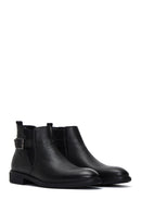 Men's Leather Buckle Classic Boots | Derimod Men's Leather Buckle Classic Boots | Derimod