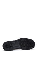 Men's Black Nubuck Leather Zippered Boots | Derimod Men's Black Nubuck Leather Zippered Boots | Derimod