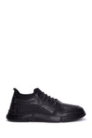Men's Black Leather Sneaker | Derimod Men's Black Leather Sneaker | Derimod