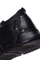 Men's Black Leather Sneaker | Derimod Men's Black Leather Sneaker | Derimod