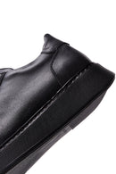 Men's Black Leather Casual Sneaker | Derimod Men's Black Leather Casual Sneaker | Derimod