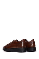 Erkek Kahverengi Deri Casual Sneaker | Derimod Erkek Kahverengi Deri Casual Sneaker | Derimod