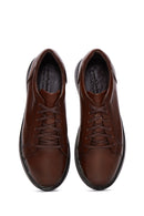 Erkek Kahverengi Deri Casual Sneaker | Derimod Erkek Kahverengi Deri Casual Sneaker | Derimod