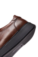 Erkek Kahverengi Deri Casual Sneaker | Derimod Erkek Kahverengi Deri Casual Sneaker | Derimod