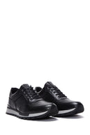 Men's Black Leather Sneaker | Derimod Men's Black Leather Sneaker | Derimod