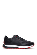 Men's Black Leather Sneaker | Derimod Men's Black Leather Sneaker | Derimod