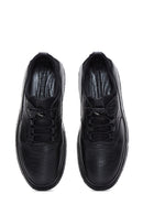 Erkek Siyah Deri Casual Sneaker | Derimod Erkek Siyah Deri Casual Sneaker | Derimod
