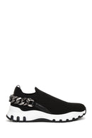 Kadın Siyah Kalın Tabanlı Zincirli Sneaker | Derimod Kadın Siyah Kalın Tabanlı Zincirli Sneaker | Derimod