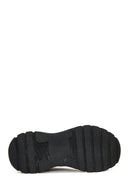 Kadın Siyah Kalın Tabanlı Zincirli Sneaker | Derimod Kadın Siyah Kalın Tabanlı Zincirli Sneaker | Derimod