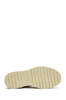 Women's Cream Chelsea Boots | Derimod Women's Cream Chelsea Boots | Derimod