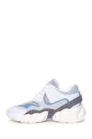Women's Blue White Thick Soled Sneaker | Derimod Women's Blue White Thick Soled Sneaker | Derimod
