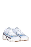 Women's Blue White Thick Soled Sneaker | Derimod Women's Blue White Thick Soled Sneaker | Derimod