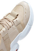 Kadın Bej Yüksek Taban Sneaker | Derimod Kadın Bej Yüksek Taban Sneaker | Derimod