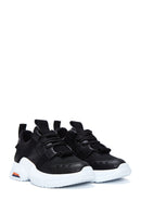 Kadın Siyah Yüksek Taban Sneaker | Derimod Kadın Siyah Yüksek Taban Sneaker | Derimod