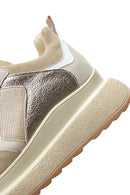 Women's Beige Thick Soled Sneaker | Derimod Women's Beige Thick Soled Sneaker | Derimod