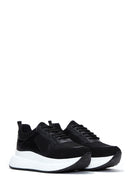 Kadın Siyah Kalın Tabanlı Sneaker | Derimod Kadın Siyah Kalın Tabanlı Sneaker | Derimod
