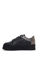 Kadın Siyah Kalın Tabanlı Sneaker | Derimod Kadın Siyah Kalın Tabanlı Sneaker | Derimod