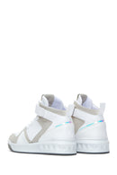 Women's White High Top Sneaker | Derimod Women's White High Top Sneaker | Derimod