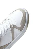 Women's White High Top Sneaker | Derimod Women's White High Top Sneaker | Derimod