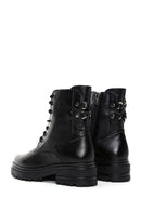 Women's Buckle Detailed Zippered Boots | Derimod Women's Buckle Detailed Zippered Boots | Derimod