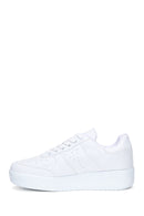 Women's White Thick Soled Sneaker | Derimod Women's White Thick Soled Sneaker | Derimod