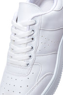 Women's White Thick Soled Sneaker | Derimod Women's White Thick Soled Sneaker | Derimod
