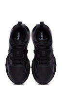 Women's Black Thick Soled Sneaker | Derimod Women's Black Thick Soled Sneaker | Derimod