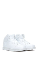Women's White High Top Sneaker | Derimod Women's White High Top Sneaker | Derimod