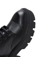 Women's Black Zippered Thick Soled Boots | Derimod Women's Black Zippered Thick Soled Boots | Derimod