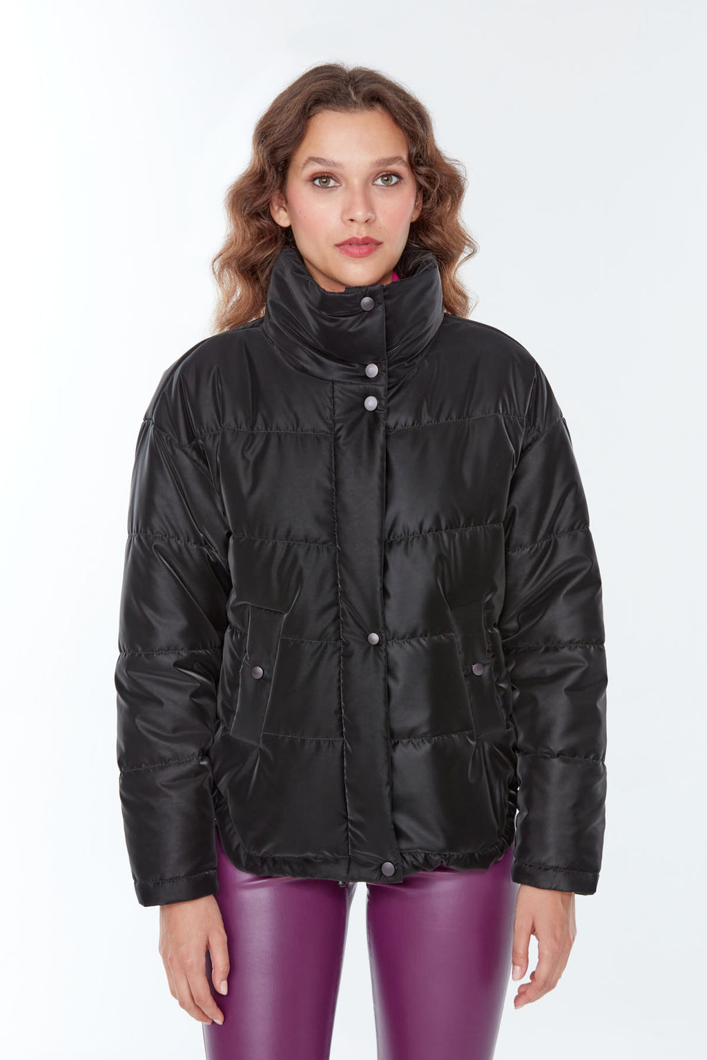 Quebec Kadın Siyah Softwear Mont