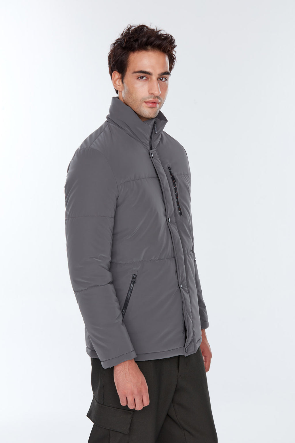 Berlin Erkek Gri Softwear Mont