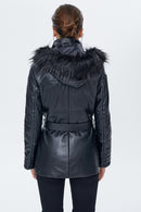 Angela Women's Leather Jacket | Derimod Angela Women's Leather Jacket | Derimod